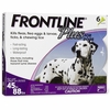 Frontline Plus for Dogs 45-88 lbs - PURPLE, 6 MONTH